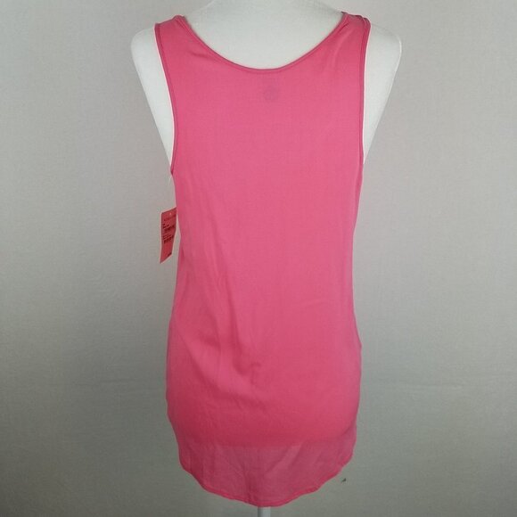 NWT Nordstrom BP Pink Rayon Tunic Tank Top XS - Picture 2 of 7